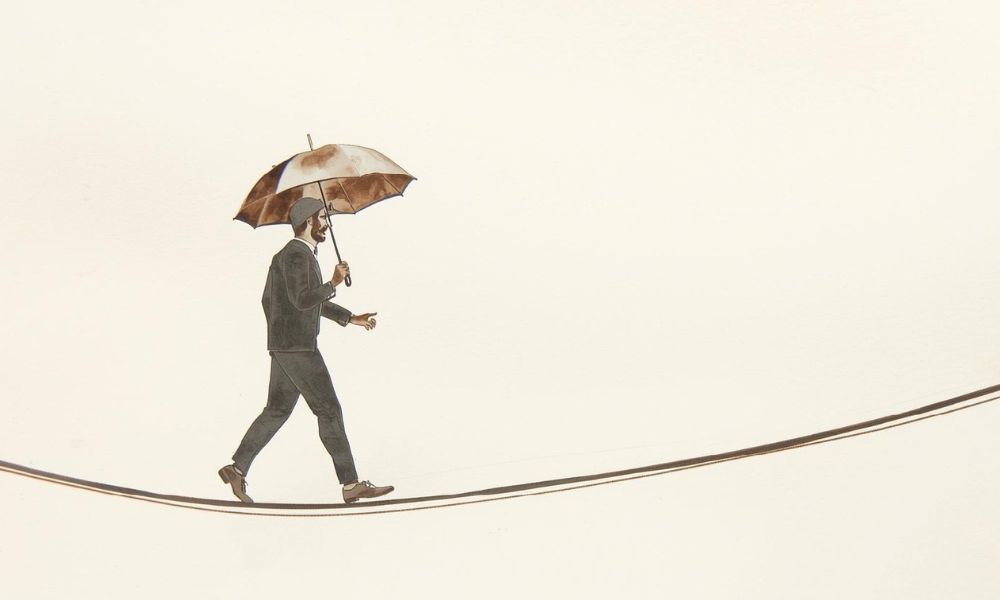 Professional balancing risk and control decisions