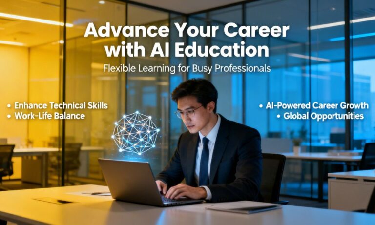 Career Growth Through AI Courses for Busy Professionals