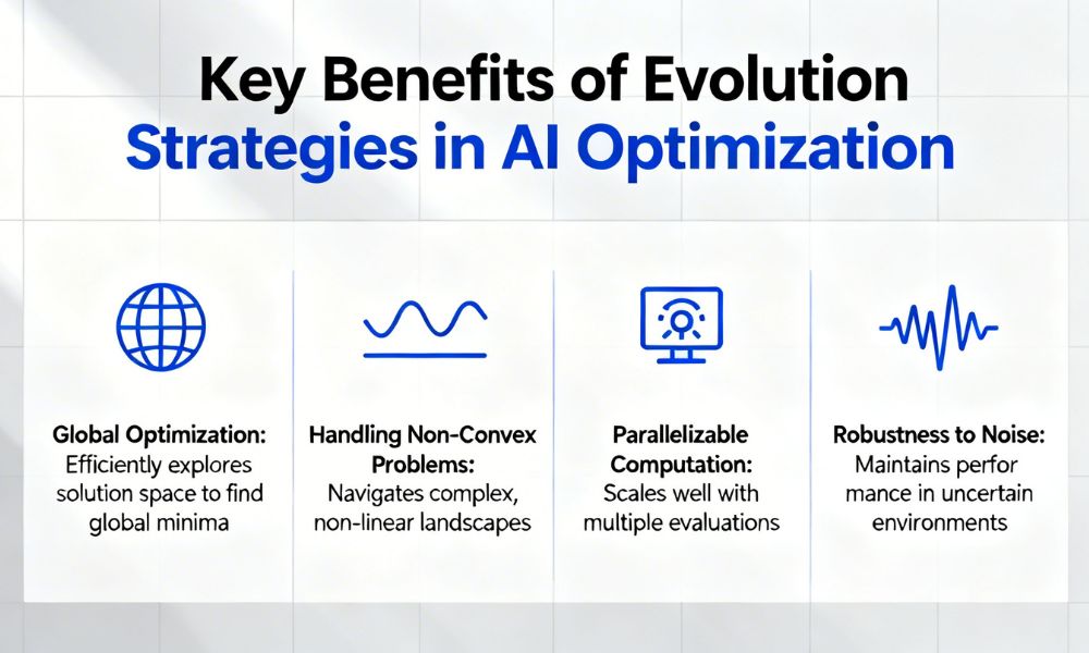 Key Benefits of Evolution Strategies in AI Optimization