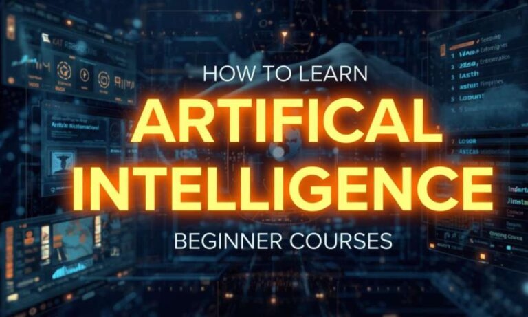 How to Learn Artificial Intelligence: Beginner Courses