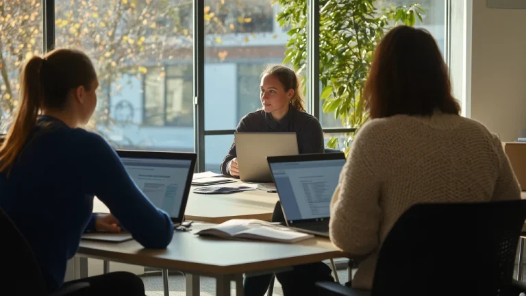 HR professionals unlocking potential with digital HR courses on laptops