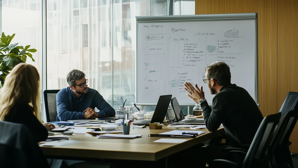Business leaders reviewing effective strategies for long-term success planning