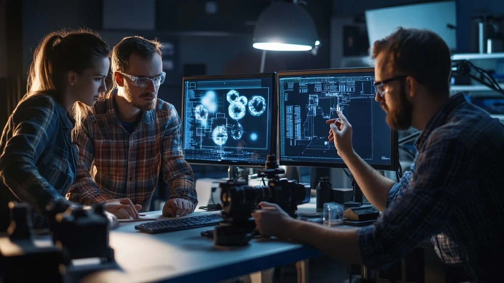 Engineers reviewing how image recognition is shaping modern tech innovations