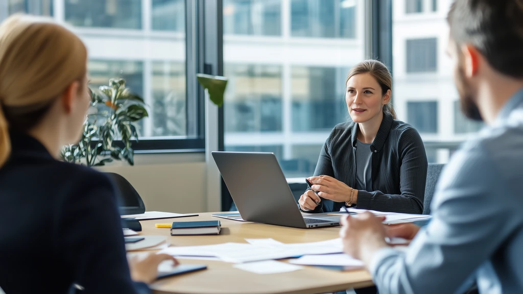 Hiring managers practising best interview techniques in an office
