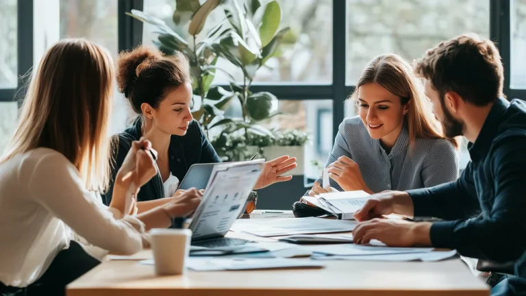 Project managers comparing top UK project management courses and certifications
