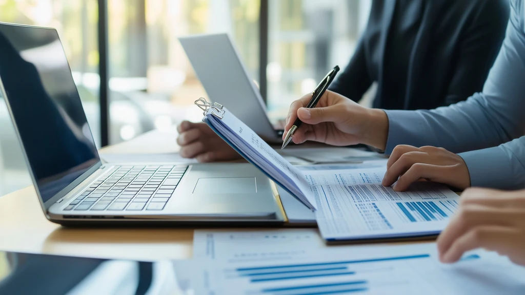 Accountants reviewing contra entry meaning and examples in ledgers