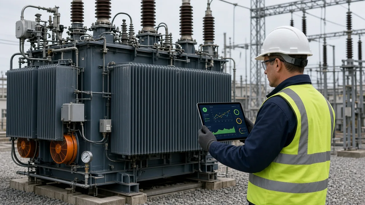 Asset manager comparing transformer condition data with a planned replacement timeline