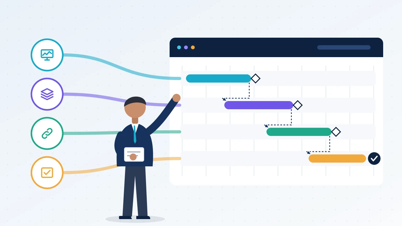 Project manager coordinating vendor workstreams across an integrated delivery plan