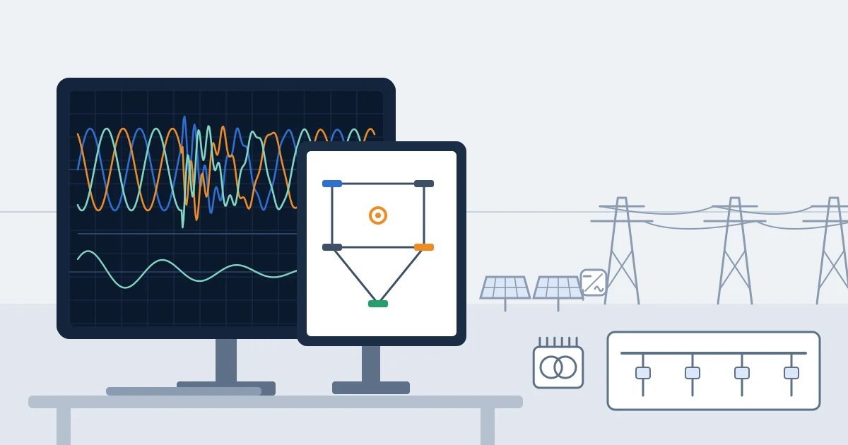 Engineer building and validating an EMT simulation model for a power network